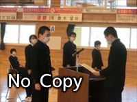 生徒会任命式（2）